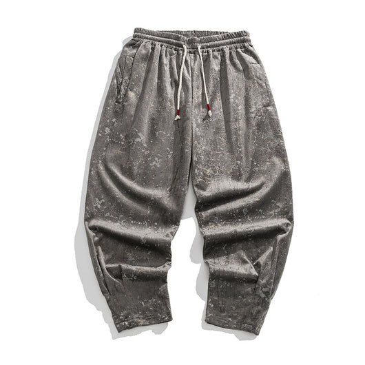 Pantalones de Chándal Gruesos Talla Grande Estilo Hanfu Mejorado - Image 4