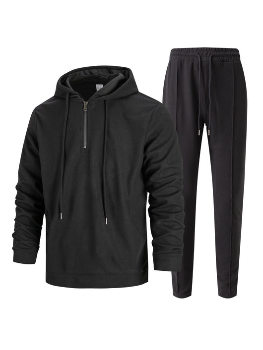 Conjunto Deportivo Dos Piezas con Sudadera Texturizada y Pantalón Largo - Image 15