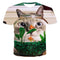 Oversized Kawaii Cat T-Shirt for Men and Women - Comfortable Summer
