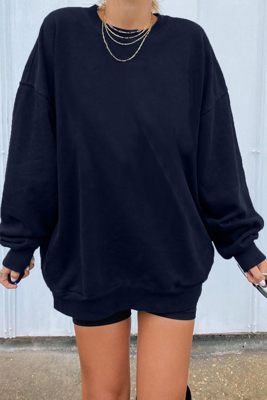 Sudadera Suelta sin Capucha con Estampado de Letras para Mujer - Image 18