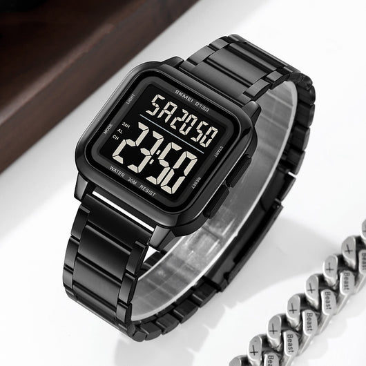 Reloj Electrónico Cuadrado Luminoso Resistente al Agua - Image 18