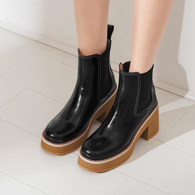 Botines Cortos de Tacón Alto para Mujer - Image 3