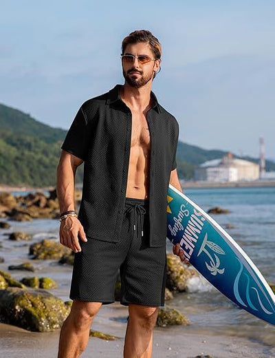 Conjunto Deportivo Casual de Punto: Playera y Shorts - Image 6