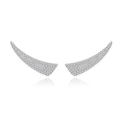 Aretes Alas de Ángel en Plata S925 con Diamantes Completos - Image 10