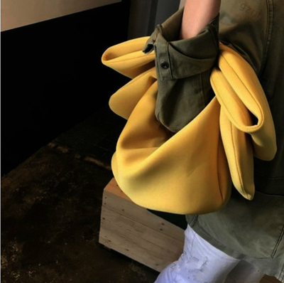 Bolsa de Algodón con Diseño de Moño y Forma Cóncava - Image 10
