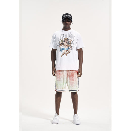 Shorts Hip Hop Degradado Holgados para Hombre - Estilo Urbano Verano - Image 7