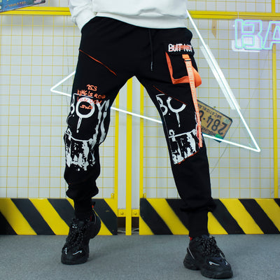 Pantalones Holgados con Detalles de Costura y Cordones Decorativos - Image 13