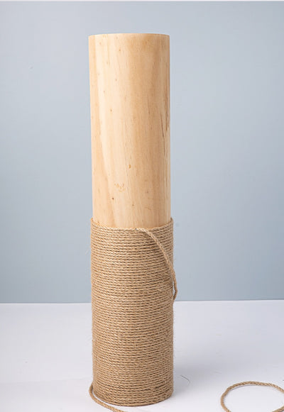 Torre Rascador para Gatos en Madera Maciza con Cuerda de Cáñamo - Image 29