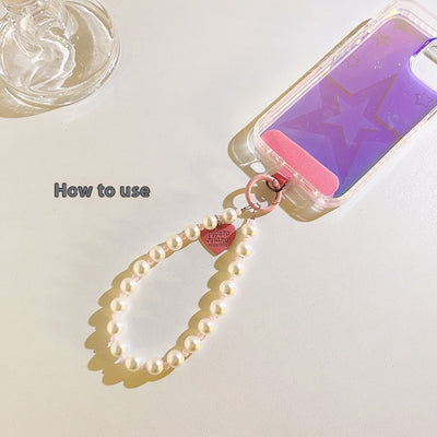Correa Crossbody para Celular con Cadena de Perlas - Soporte Universal - Image 7