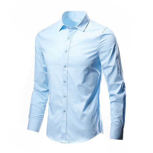 Camisa Casual Blanca para Hombre - Diseño Liso Versátil - Image 9