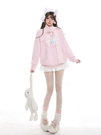 Suéter Holgado con Rayas de Gato - Diseño Casual y Versátil - Image 5