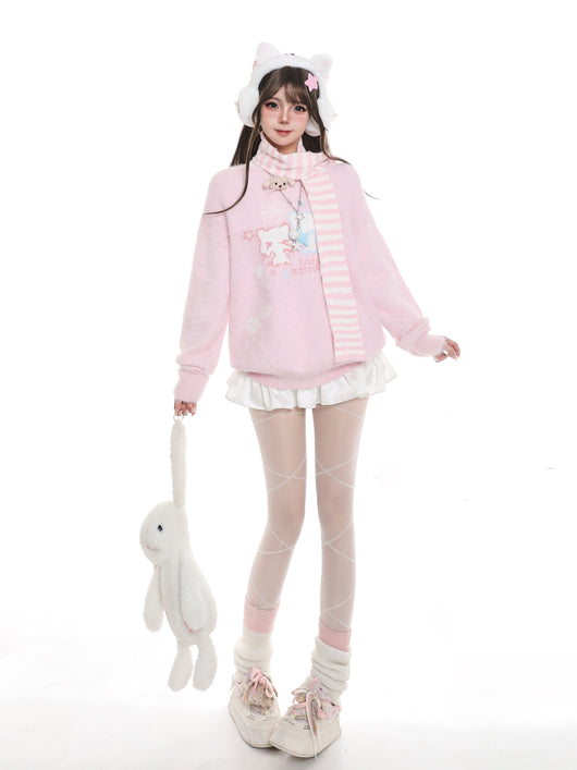 Suéter Holgado con Rayas de Gato - Diseño Casual y Versátil - Image 5