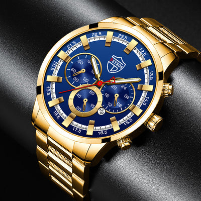 Reloj de Cuarzo Luminoso para Hombre - Elegancia Empresarial - Image 33