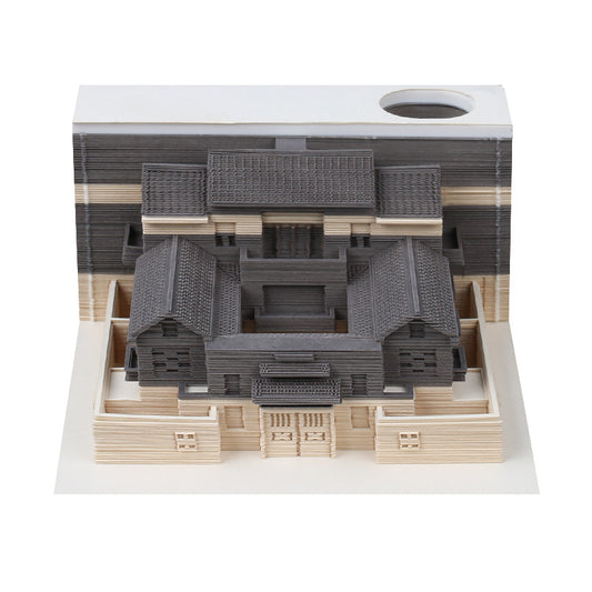 Bloc de Notas 3D Estilo Antiguo Beiyuan - Regalo Premium - Image 2