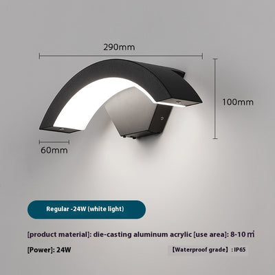 Lámpara de Pared para Exterior con Diseño Moderno - Image 10