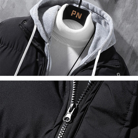 Chamarra de Invierno para Hombre con Capucha, Cortavientos y Aislante - Image 4