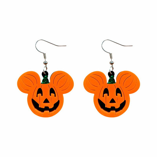 Aretes Temáticos Halloween: Fantasma, Calabaza y Murciélago - Image 2