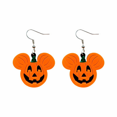 Aretes Temáticos Halloween: Fantasma, Calabaza y Murciélago - Image 2