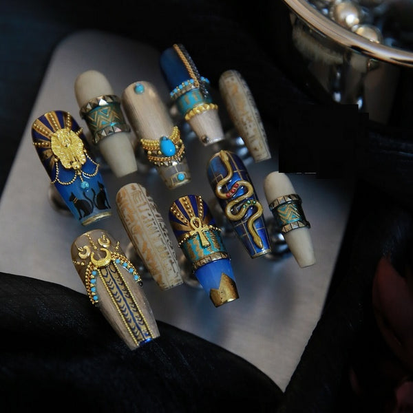 Uñas Postizas Personalizadas Tuo Jie - Diseño Exquisito y Larga Duración