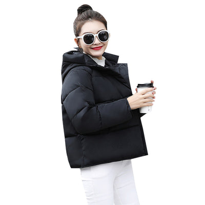Abrigo Acolchado Holgado con Capucha Estilo Pan para Figuras Petite - Image 4