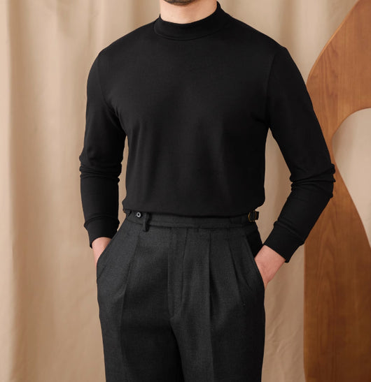 Suéter Cuello Alto Elástico Térmico para Desplazamientos - Image 3
