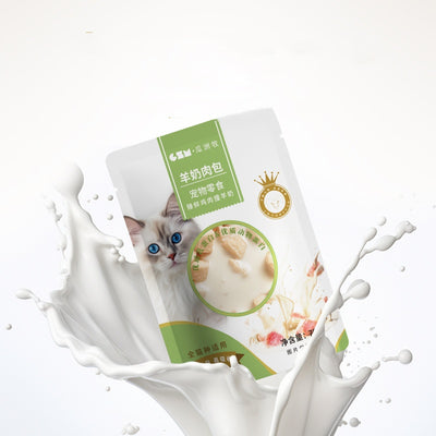 Snack Nutritivo para Gatos con Leche de Cabra y Carne Cocida al Vapor - Image 3
