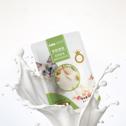 Snack Nutritivo para Gatos con Leche de Cabra y Carne Cocida al Vapor - Image 3