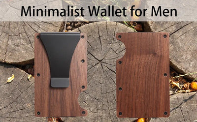 Billetera de Madera con Protección RFID y Funda de Tarjetas - Image 16