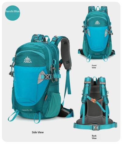 Mochila de Senderismo AZELA Gris - Mochila Multifuncional para Camping y Aventuras - Image 40
