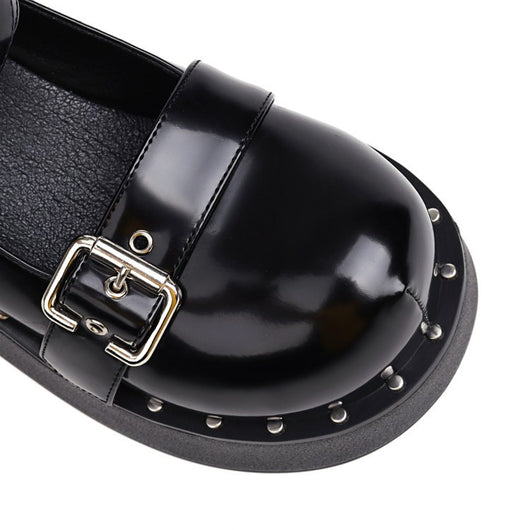 Zapatos Retro Otoñal con Suela Gruesa para Mujer Talla Grande - Image 19