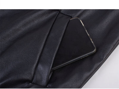 Chaqueta Acolchada de Cuero para Mujer - Otoño e Invierno - Image 8