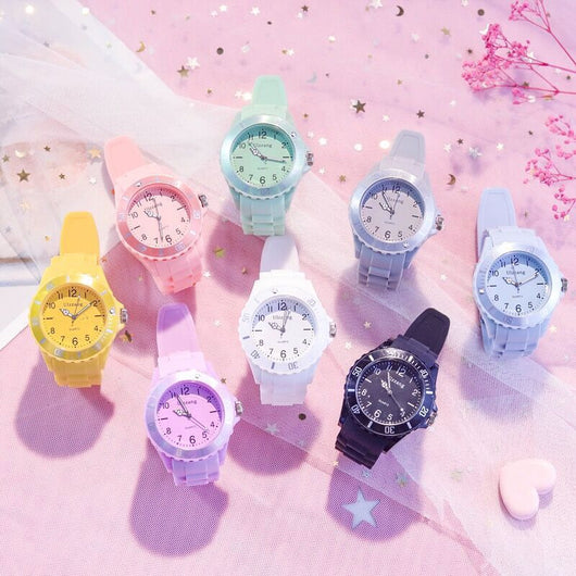 Reloj Infantil de Colores Vibrantes para Primaria y Secundaria