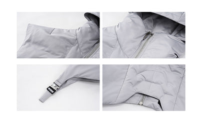 Chaqueta Acolchada Desmontable Space Pilot 90 Plumón de Pato Blanco para Niños - Image 11