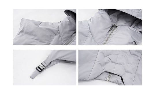 Chaqueta Acolchada Desmontable Space Pilot 90 Plumón de Pato Blanco para Niños - Image 11