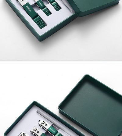 Kit de Cortaúñas Verde Oscuro Anti-salpicaduras con 4 Piezas - Image 31