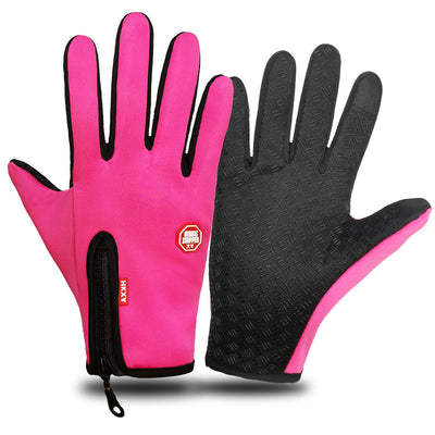 Guantes de Esquí con Tecnología Táctil y Cierre de Cremallera - Image 4
