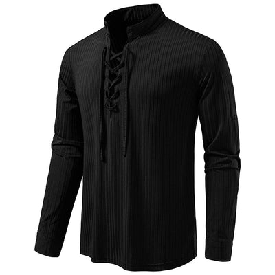 Playera Casual de Manga Larga con Cordón Ajustable para Hombre - Image 17