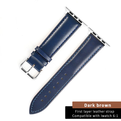 Correa de Reloj Cuero Genuino Bicolor - Pulsera Premium de Cuero Vacuno - Image 16