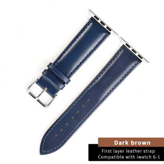 Correa de Reloj Cuero Genuino Bicolor - Pulsera Premium de Cuero Vacuno - Image 16