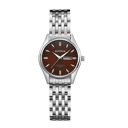 Reloj Dual Calendario para Hombre y Mujer Resistente al Agua Cuarzo Preciso - Image 29