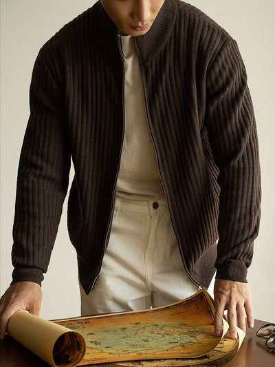 Cardigan con Cierre Casual para Hombre - Suéter Abrigo Versátil - Image 6