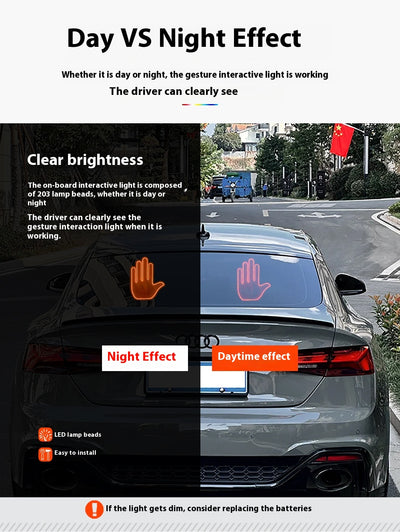 Luz de Gesto para Auto con Alerta Anticolisión Multifunción - Image 17