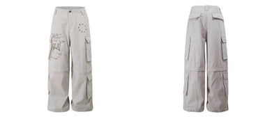 Pantalones Cargo Sueltos con Bolsillos Removibles - Image 10