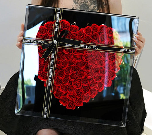 Ramo de Flores Eternas para San Valentín y Cumpleaños en Caja de Regalo - Image 13