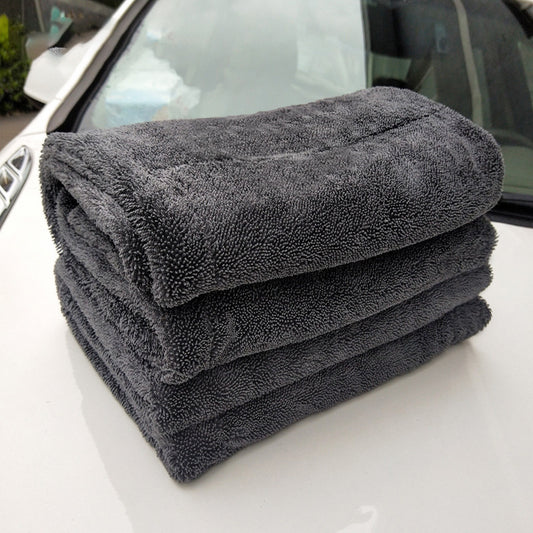 Paño de Microfibra Trenzado Premium para Lavado de Auto
