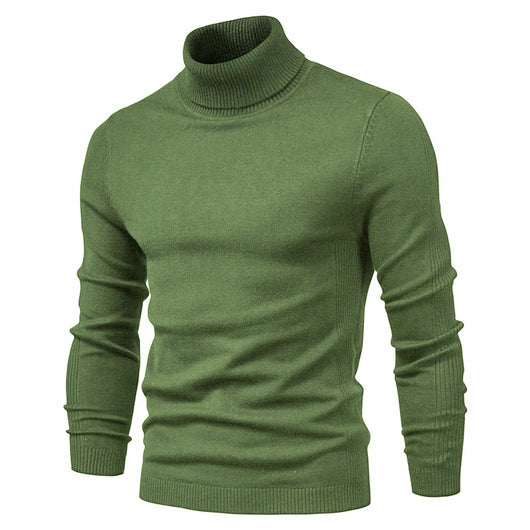 Suéter de Cuello Alto Liso - Image 24