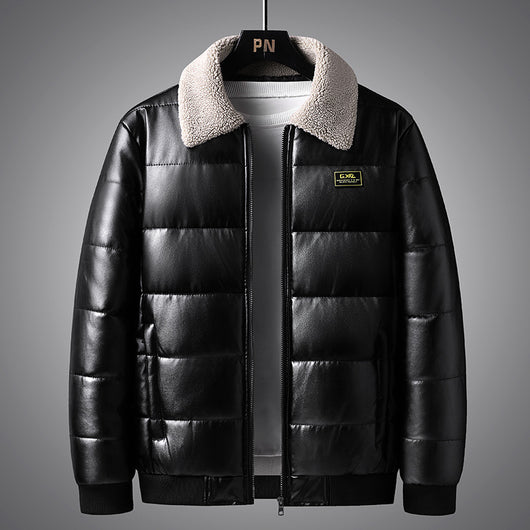 Chaqueta de Invierno para Hombre con Cuello Solapa Acolchada - Image 12