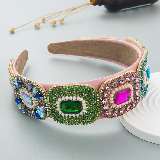 Diadema Cristal Barroco Brillante Fashion - Image 11