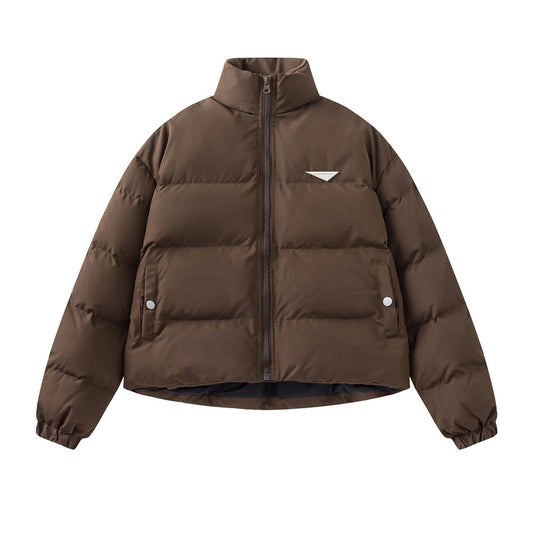 Abrigo de Invierno Acolchado para Hombre - Cuello Elevado y Máxima Calidez