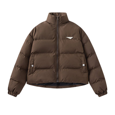 Abrigo de Invierno Acolchado para Hombre - Cuello Elevado y Máxima Calidez